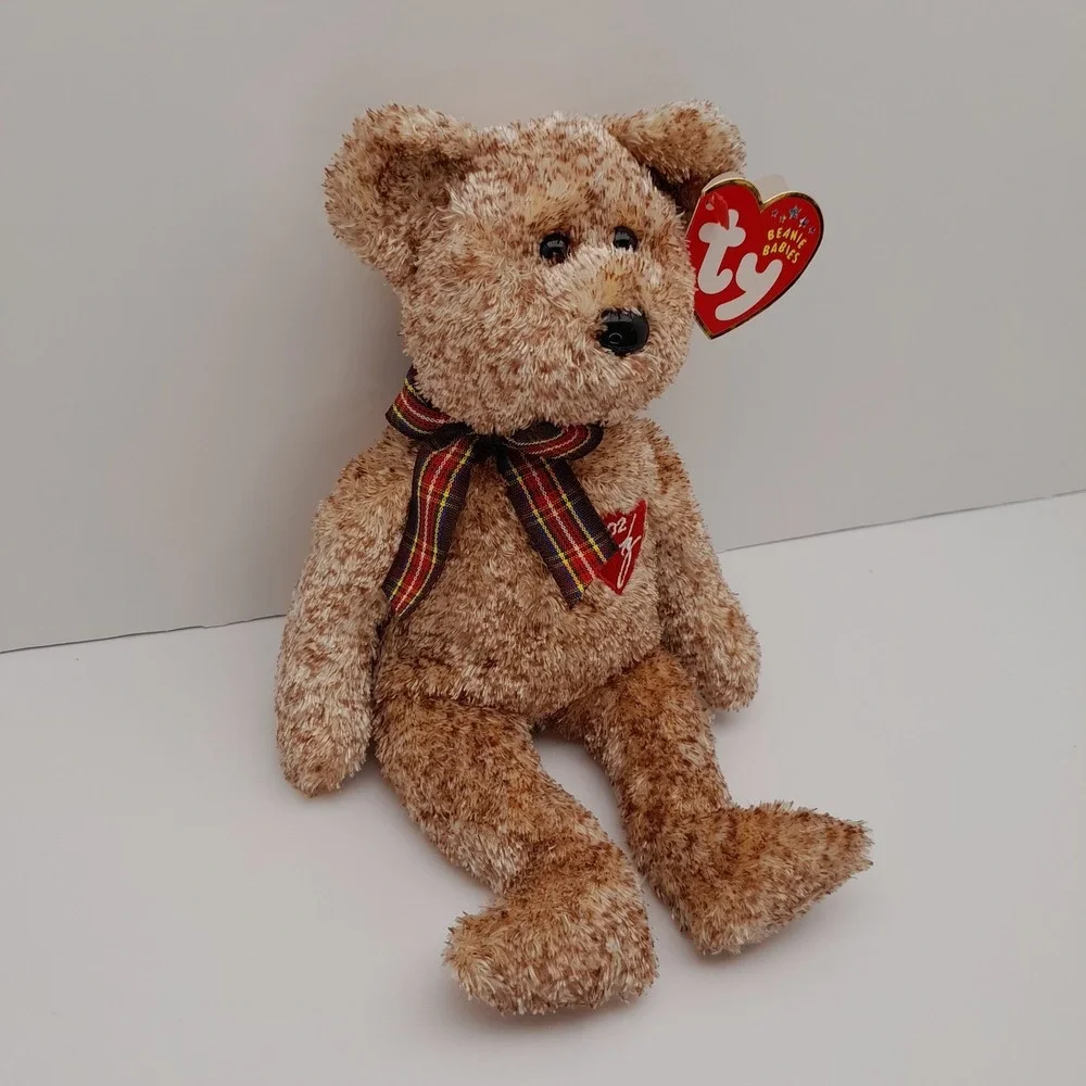 Ty Beanie Baby 2002 Signature Bear Plush 8.5